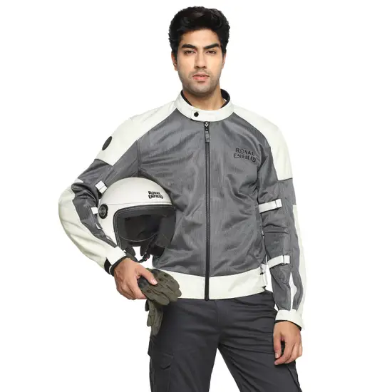Royal Enfield Streetwind V2 Riding Jacket Shell Grey mesh city riding jacket