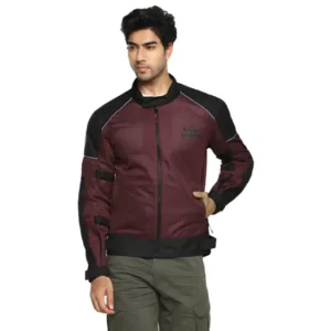 Royal Enfield Streetwind V2 Riding Jacket Shell Red lightweight mesh riding jacket
