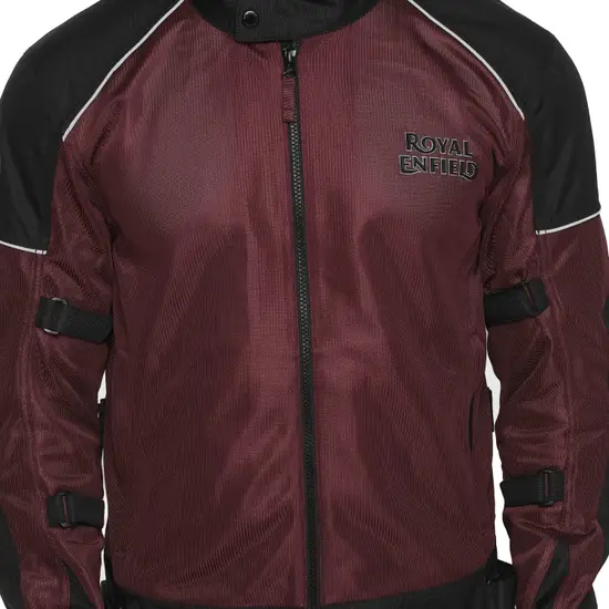 Royal Enfield Streetwind V2 Riding Jacket Shell Red lightweight mesh riding jacket
