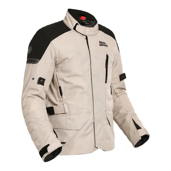 Royal Enfield Gravity Drystar Khaki Riding Jacket – Waterproof CE Level 2 Protection