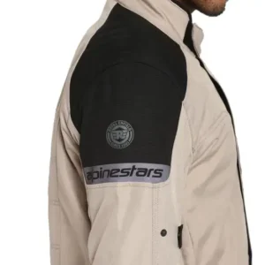 Royal Enfield Gravity Drystar Khaki Riding Jacket – Waterproof CE Level 2 Protection