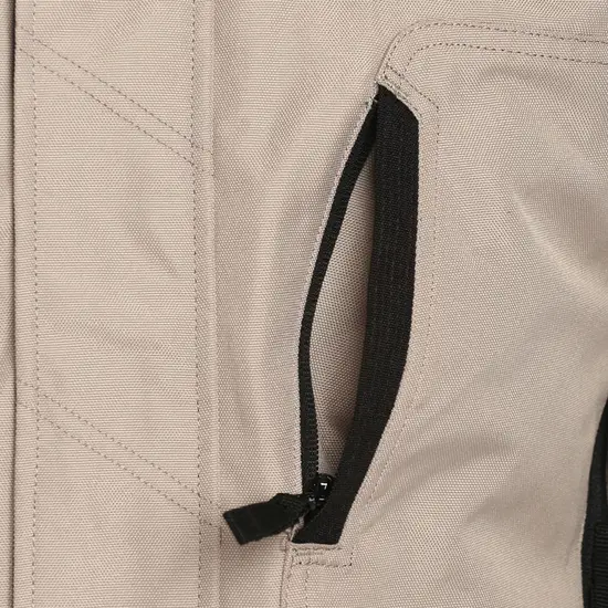 Royal Enfield Gravity Drystar Khaki Riding Jacket – Waterproof CE Level 2 Protection