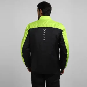 Royal Enfield Explorer V4 Print Riding Jacket Green with CE Level 2 armours and mesh ventilation