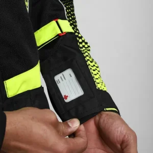 Royal Enfield Explorer V4 Print Riding Jacket Green with CE Level 2 armour