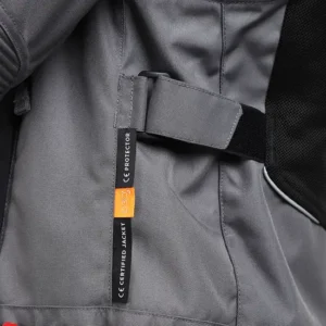 Royal Enfield Explorer V4 Print Riding Jacket Redditch Grey with CE Level 2 Armor