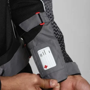 Royal Enfield Explorer V4 Print Riding Jacket Redditch Grey with CE Level 2 Armor