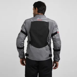 Royal Enfield Explorer V4 Print Riding Jacket Redditch Grey with CE Level 2 Armor