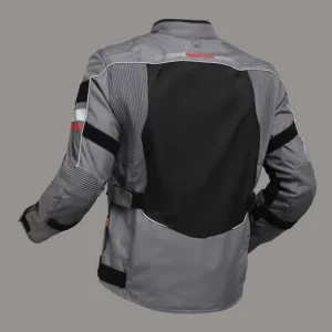 Royal Enfield Explorer V4 Print Riding Jacket Redditch Grey with CE Level 2 Armor