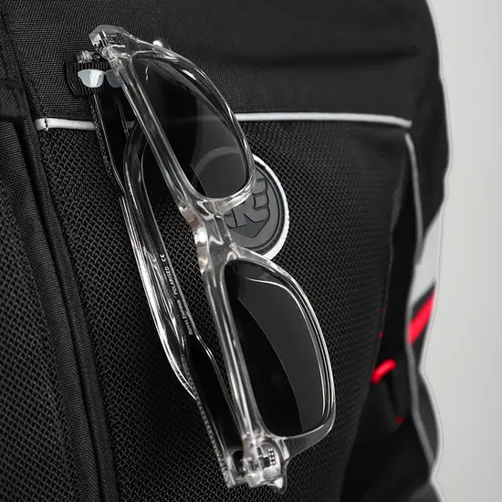 Royal Enfield Explorer V4 Print Riding Jacket Red with CE Level 2 armour