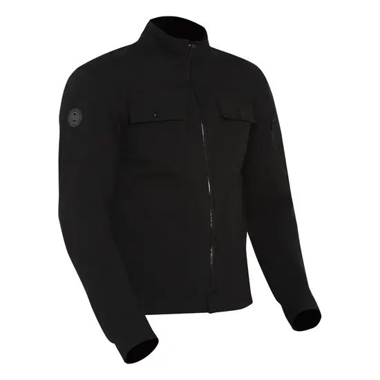 Royal Enfield Solano Black Waterproof Riding Jacket with CE-certified armour
