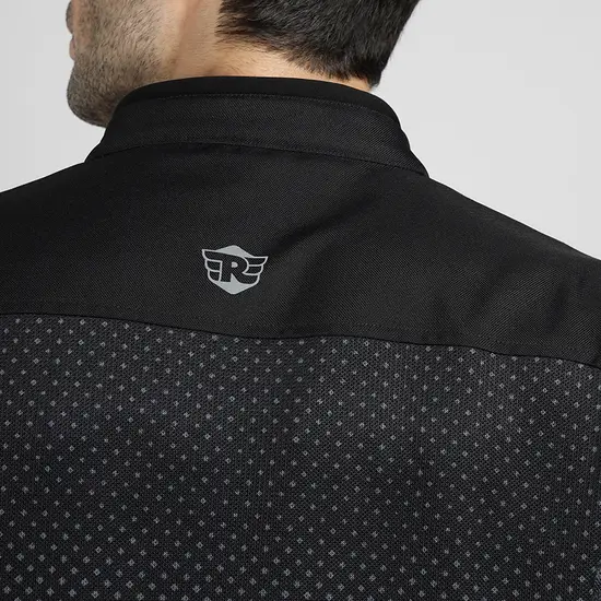 Royal Enfield High Street Eco Riding Jacket Black with CE Certified Armor