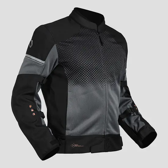 Royal Enfield High Street Eco Riding Jacket Black with CE Certified Armor