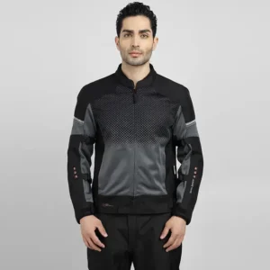 Royal Enfield High Street Eco Riding Jacket Black with CE Certified Armor