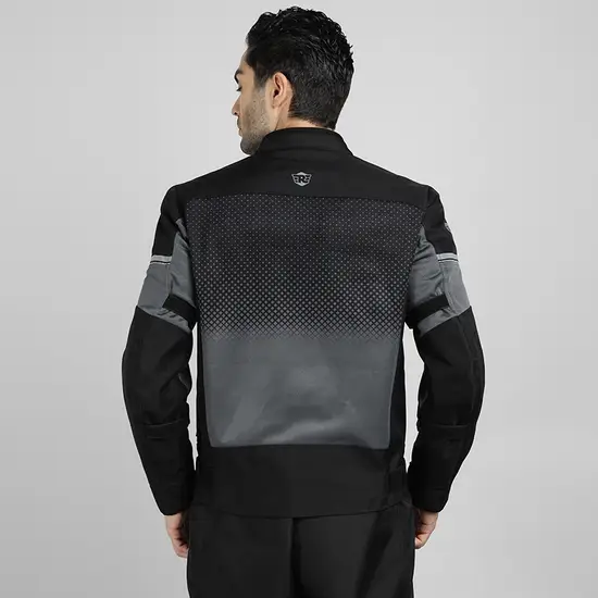 Royal Enfield High Street Eco Riding Jacket Black with CE Certified Armor