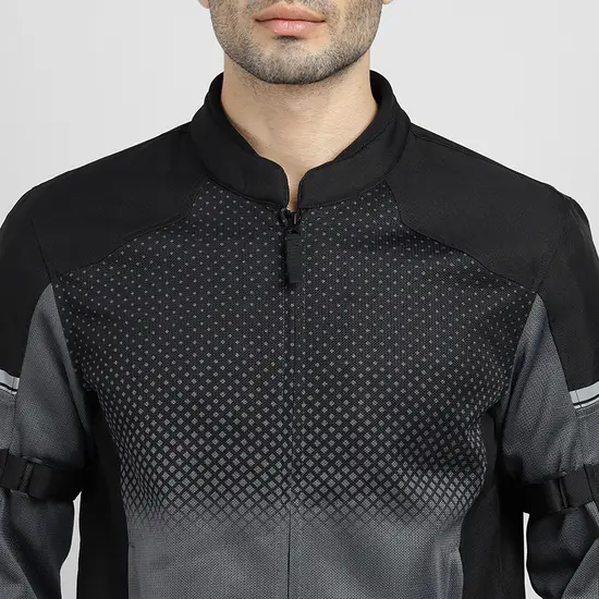 Royal Enfield High Street Eco Riding Jacket Black with CE Certified Armor