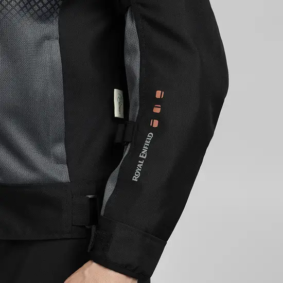 Royal Enfield High Street Eco Riding Jacket Black with CE Certified Armor