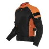 Royal Enfield Streetwind Pro Riding Jacket Orange for City Riding with CE Armor