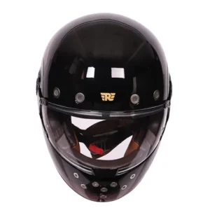 Royal Enfield NH44 Neo MLG Full Face Helmet Red front and side view