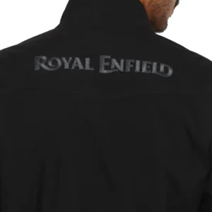 Royal Enfield Solano Black Waterproof Riding Jacket with CE-certified armour