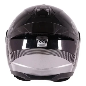 Royal Enfield Classics Astral Full Face Helmet Silver with ABS shell and PC visor