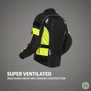 Royal Enfield Streetwind Pro Riding Jacket Black – CE Armour, Breathable Mesh for City Riders