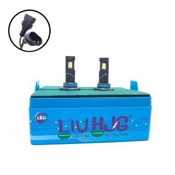 LIU HJG 120W 9005 HB3 LED headlight bulbs white 6500K for bike and car