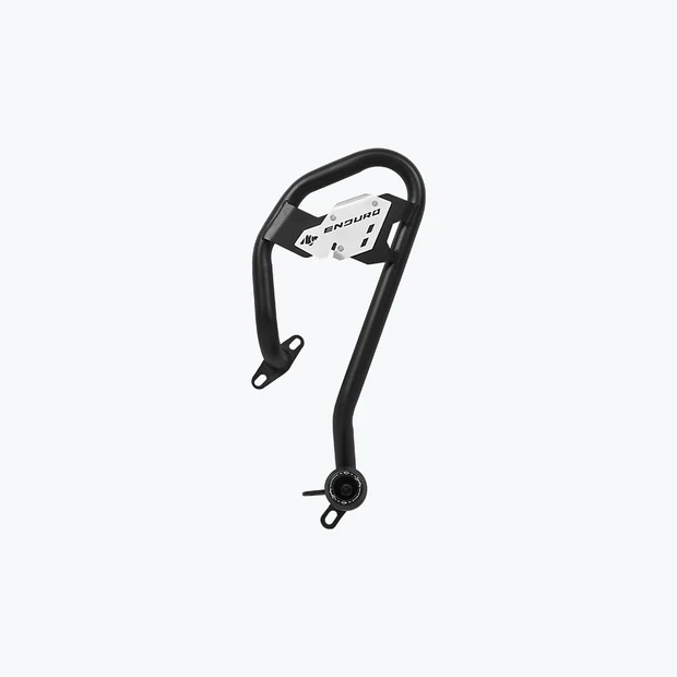 Legundary KTM 390 Enduro R Defender Crash Guard Black installed on motorcycle