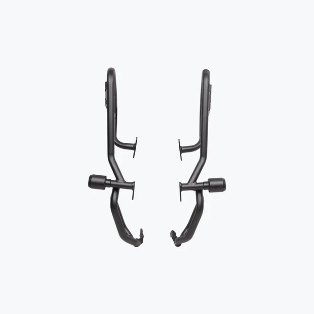 Legundary KTM 390 Enduro R Defender Crash Guard Black installed on motorcycle