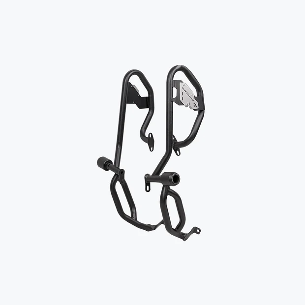 Legundary KTM 390 Enduro R Defender Crash Guard Black installed on motorcycle