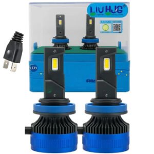 LIU HJG 120W H7 LED headlight bulb 6500K white for bike and car