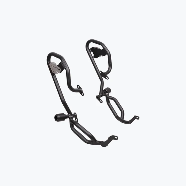 Legundary KTM 390 Enduro R Defender Crash Guard Black installed on motorcycle