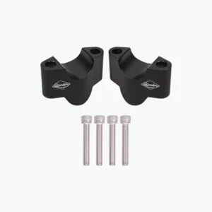 Legundary KTM 390 Enduro R Dodger Handle Riser Black CNC aluminum bar riser installed