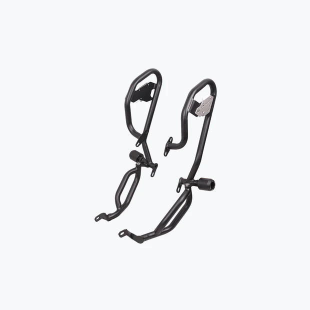 Legundary KTM 390 Enduro R Defender Crash Guard Black installed on motorcycle