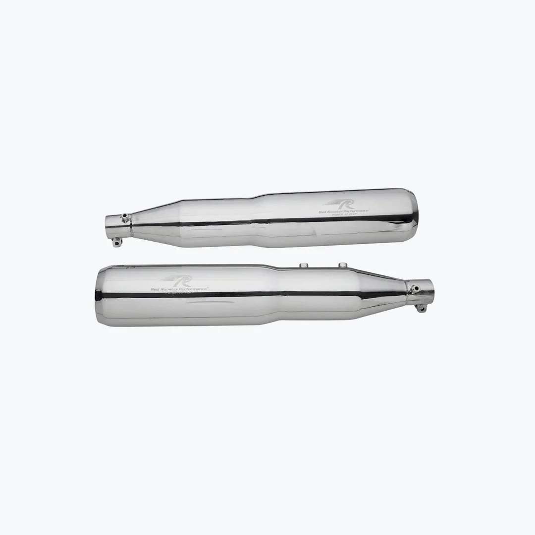 Red Rooster Performance Classic 650 Atlas Polish Stainless Steel Exhaust for Royal Enfield Classic 650