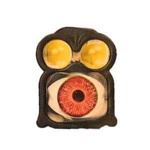 HJG Animated Eye Fog Light White Yellow Universal for Motorcycle Car SUV