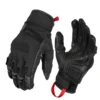 Rynox Gravel Dualsport Gloves All Black adventure riding gloves for road and off-road use