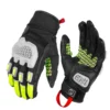 Rynox Gravel Dualsport Gloves Hi-Viz Green dualsport motorcycle riding gloves for road and off-road use
