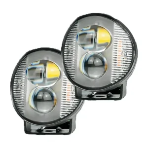 HJG 2 LED Fog Light with Red Blue Strobe for Bike and Car