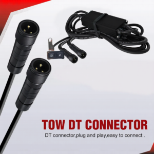 HJG 3 wire fog light wiring harness kit with dual colour flashing mode and braided wire