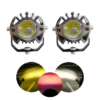 HJG G16 mini driving fog lights yellow white red DRL motorcycle spotlight