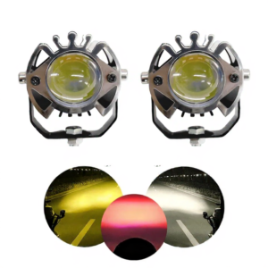HJG G16 mini driving fog lights yellow white red DRL motorcycle spotlight