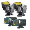 HJG Transformer 1 LED Projector Foglight 100W White Yellow Dual Beam for Cars and Bikes