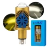 HJG RTD Lens H4 white yellow dual beam LED projector headlight for motorcycle and car