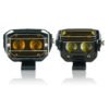 HJG Transformer 2 LED Projector Fog Light 140W Dual Color White Yellow Set of 2