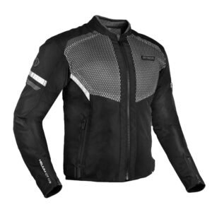 Rynox Helium GT 3 Jacket Black Grey lightweight ventilated urban riding jacket