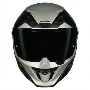 Korda Icon Nyx Matt Grey Full Face Helmet with Dual Visor and ECE 22.06 Certification