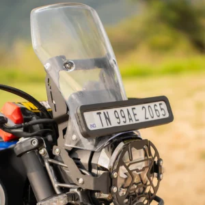 JB Racing Stealth GPS Mount installed on Hero Xpulse 210 with matte black powder-coated finish