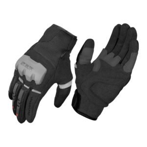 Rynox Urban Pro 2 Gloves Black Grey CE Certified Leather Riding Gloves