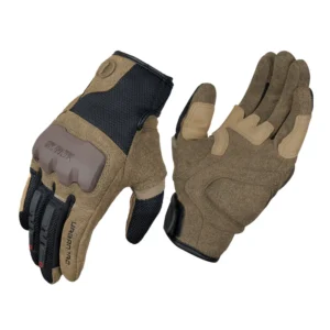 Rynox Urban Pro 2 Gloves Sand Black CE Certified Leather Motorcycle Riding Gloves