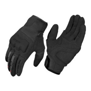 Rynox Urban Pro 2 Gloves Black CE Certified Leather Motorcycle Riding Gloves